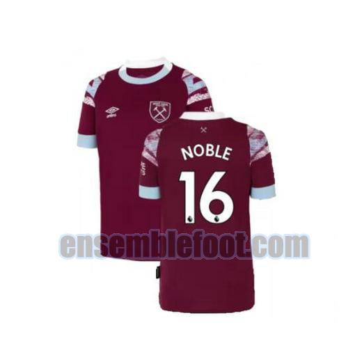 maillots west ham united 2022-2023 domicile noble 16