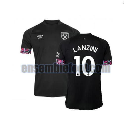 maillots west ham united 2022-2023 exterieur lanzini 10