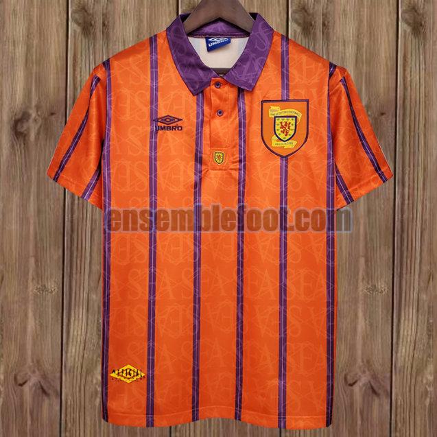 maillots Écosse 1993-1994 orange exterieur