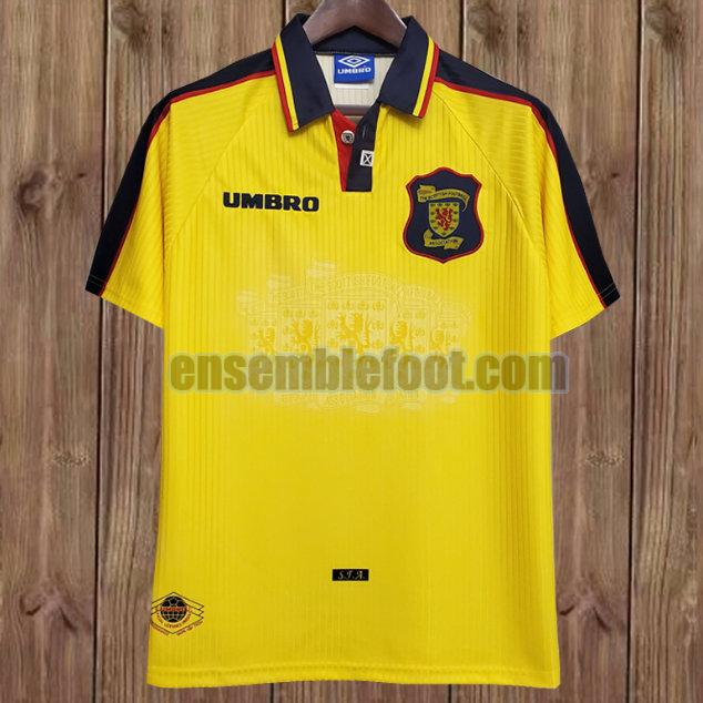 maillots Écosse 1996-1998 jaune exterieur