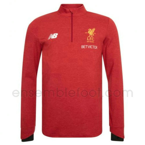 sweats pull foot hommes rouge liverpool 2017-2018