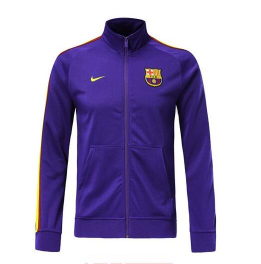 veste de foot homme violet barcelone 2020