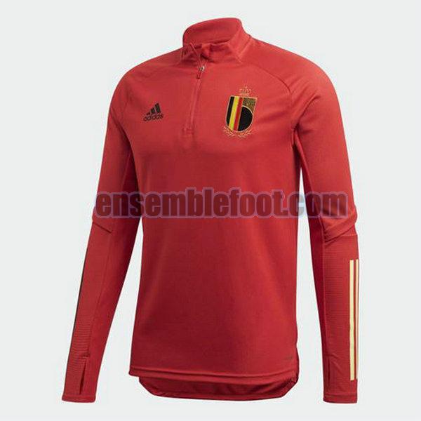 vestes belgique 2020-21 rouge
